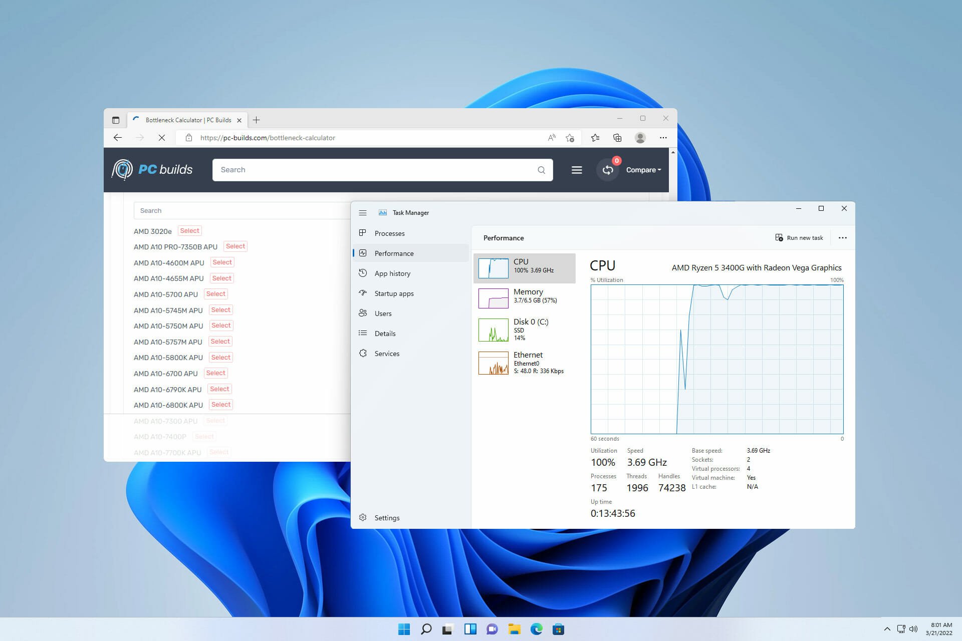 bottleneck calculator software